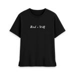 Black Printed T-shirt Front