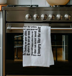 Lyrical Tea Towel