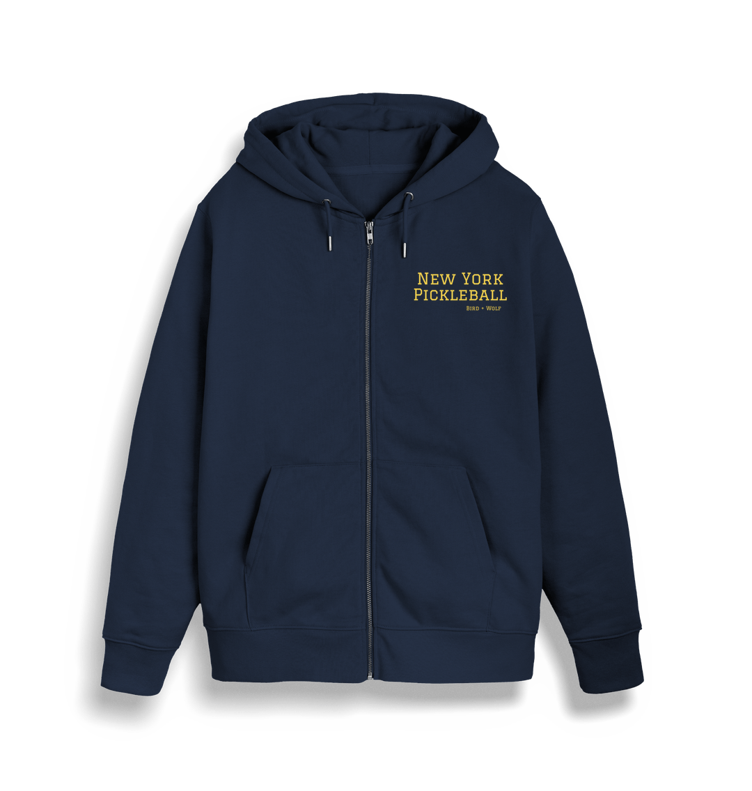 French Navy New York Pickleball Full Zip Hoodie