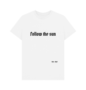 White Follow The Sun Classic Tee