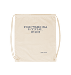 Natural Freshwater Bay Pickleball Drawstring Bag