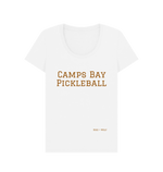 White Camps Bay Pickleball Scoop Neck Tee