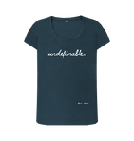 Denim Blue Undefinable Scoop Neck Tee