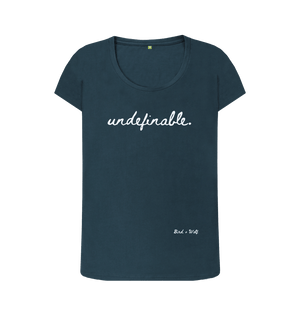 Denim Blue Undefinable Scoop Neck Tee