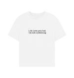 White Printed T-shirt Front