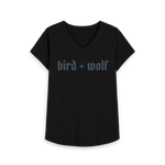 Black Printed T-shirt Front
