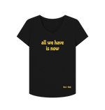 Black Printed T-shirt Front