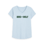 Sky Blue Printed T-shirt Front