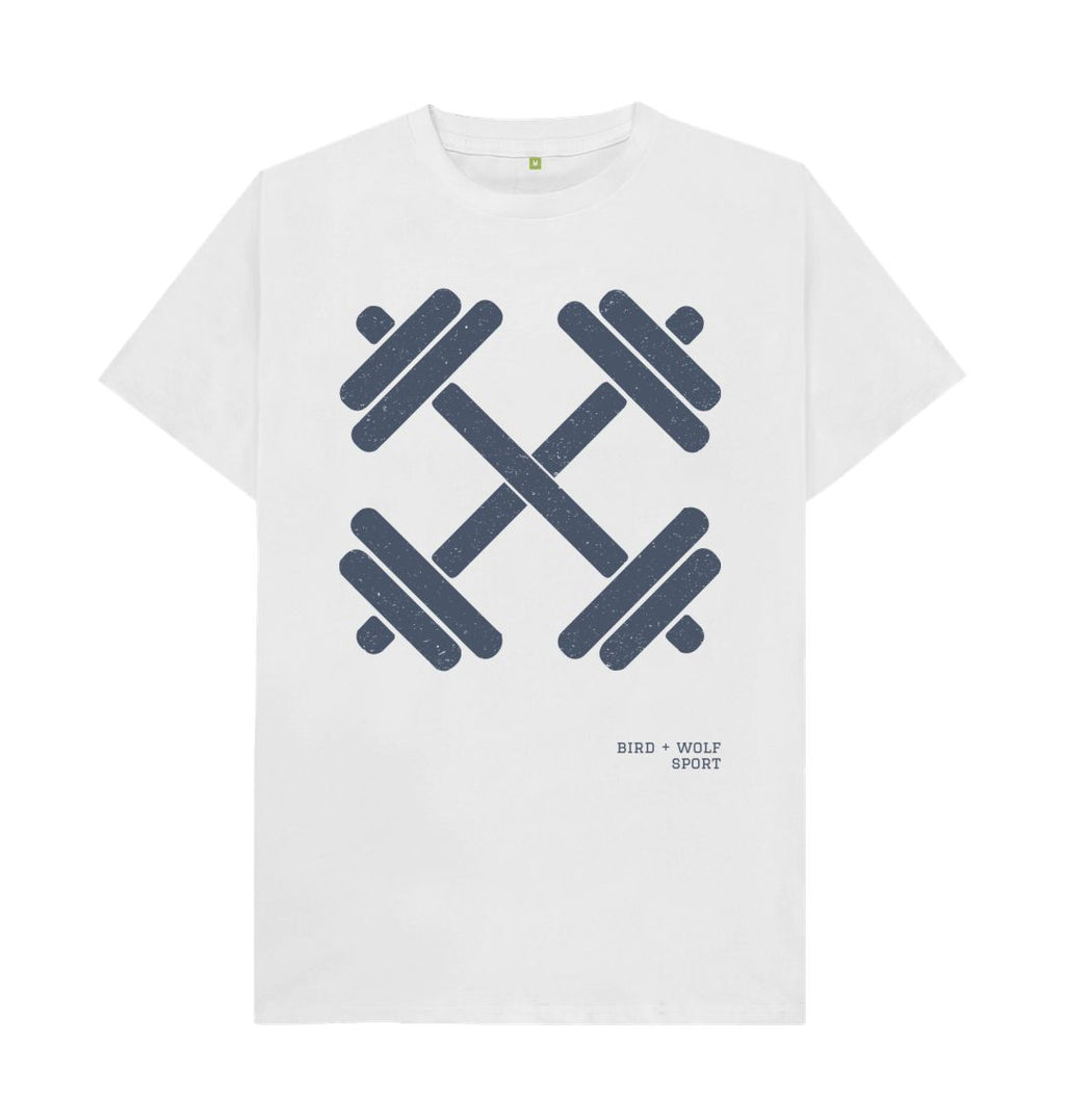 White Dumbbells Classic Tee