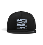 Black Love Love Snap Back Cap