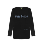 Black San Diego Long Sleeve Tee