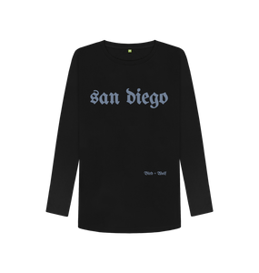 Black San Diego Long Sleeve Tee