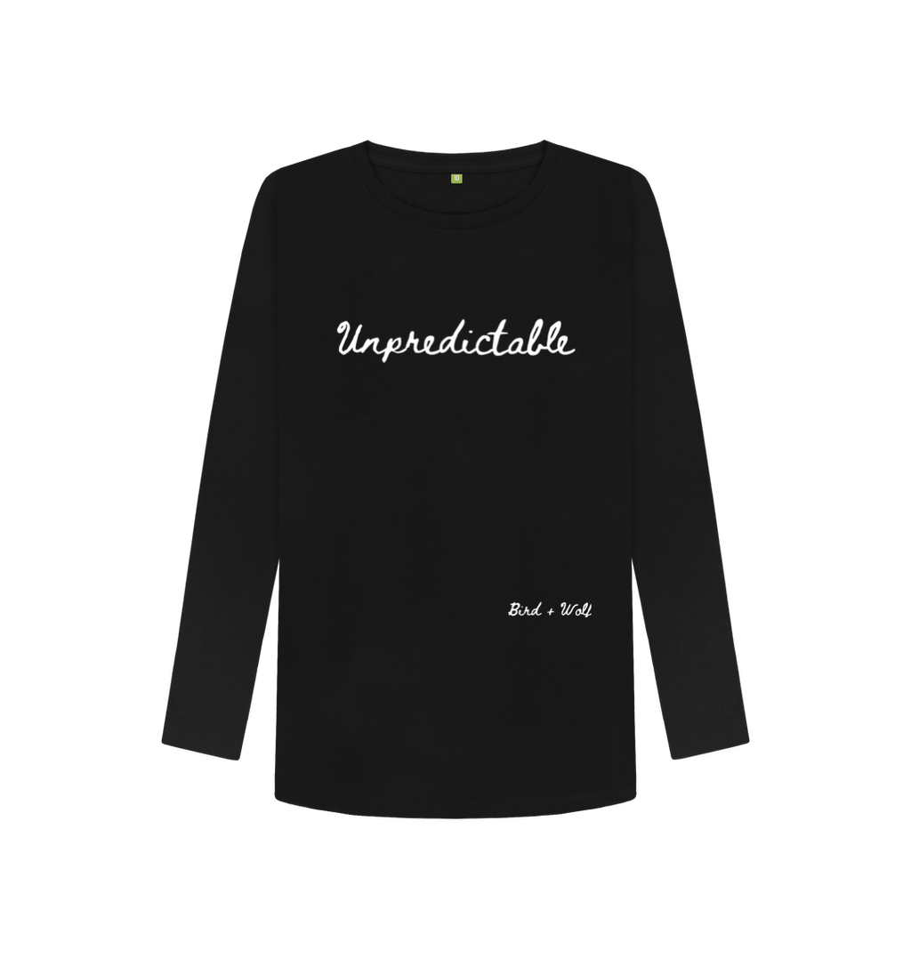 Black Unpredictable Long Sleeve Tee