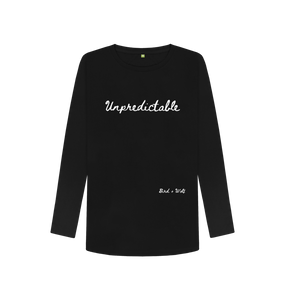 Black Unpredictable Long Sleeve Tee