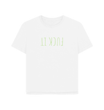 White Printed T-shirt Front