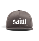 Dark Grey Saint Snap Back Cap