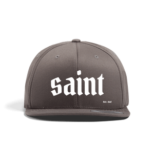 Dark Grey Saint Snap Back Cap