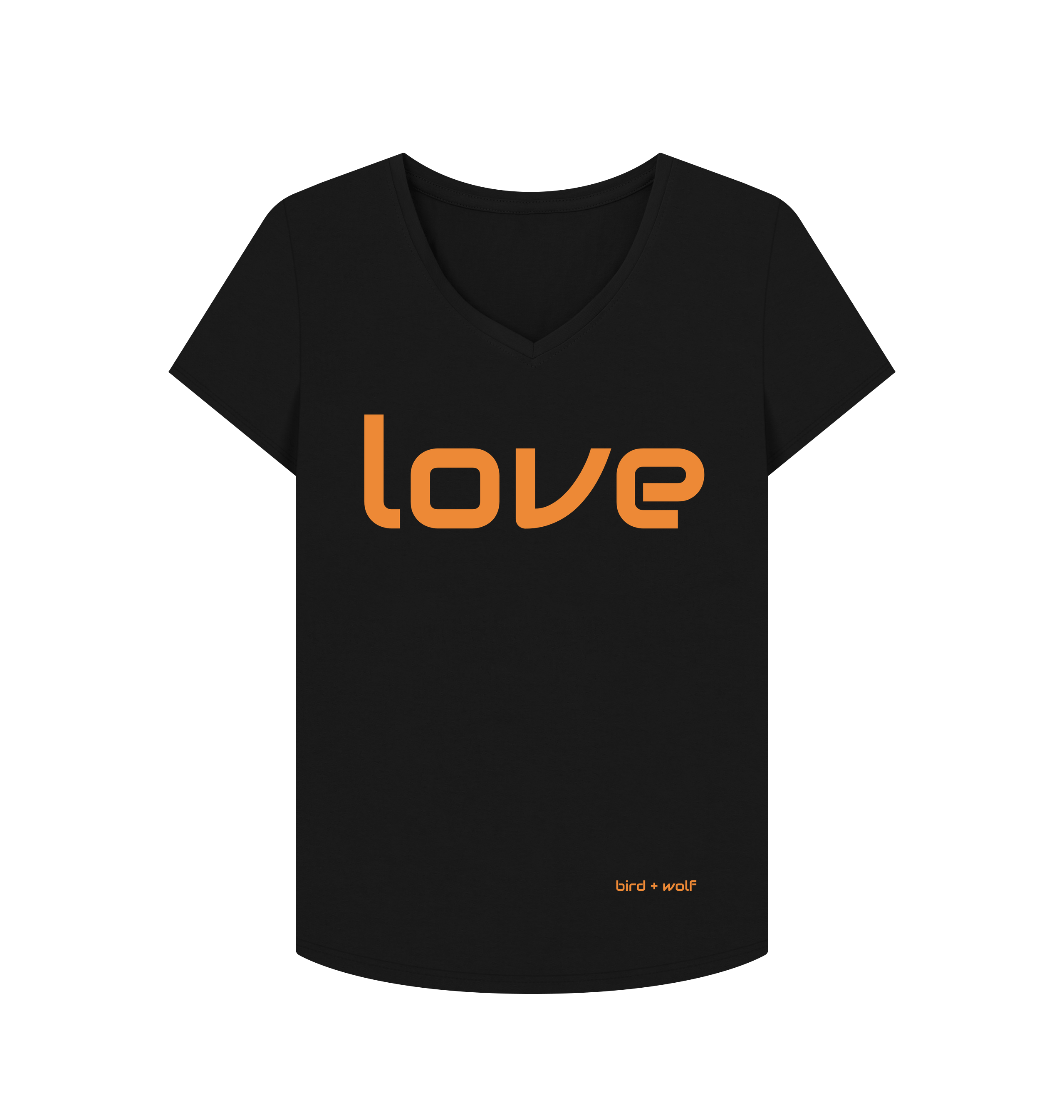 Black Printed T-shirt Front