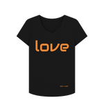 Black Printed T-shirt Front