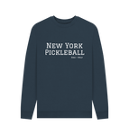 Navy Blue New York Pickleball Cosy Sweatshirt (White Lettering)