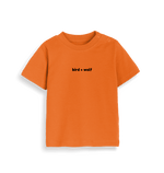 Orange Bird + Wolf Baby Tee