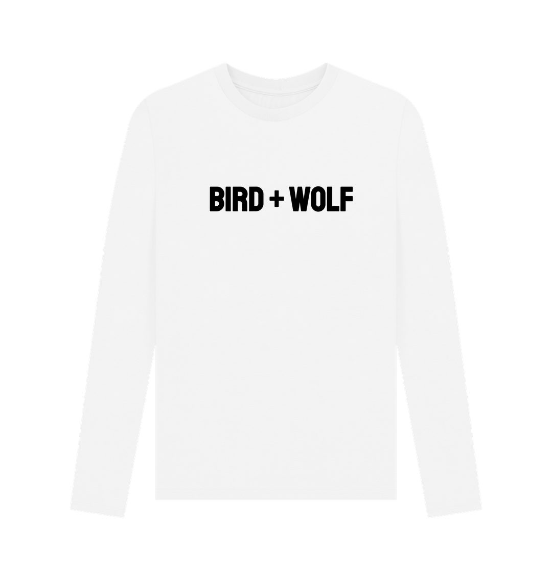 White Bird + Wolf Long Sleeve Tee (Mens Sizes)