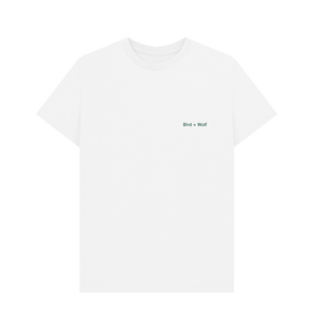 White Logo Classic Tee (Khaki) REVERSE