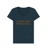 Denim Blue Camps Bay Pickleball Scoop Neck Tee