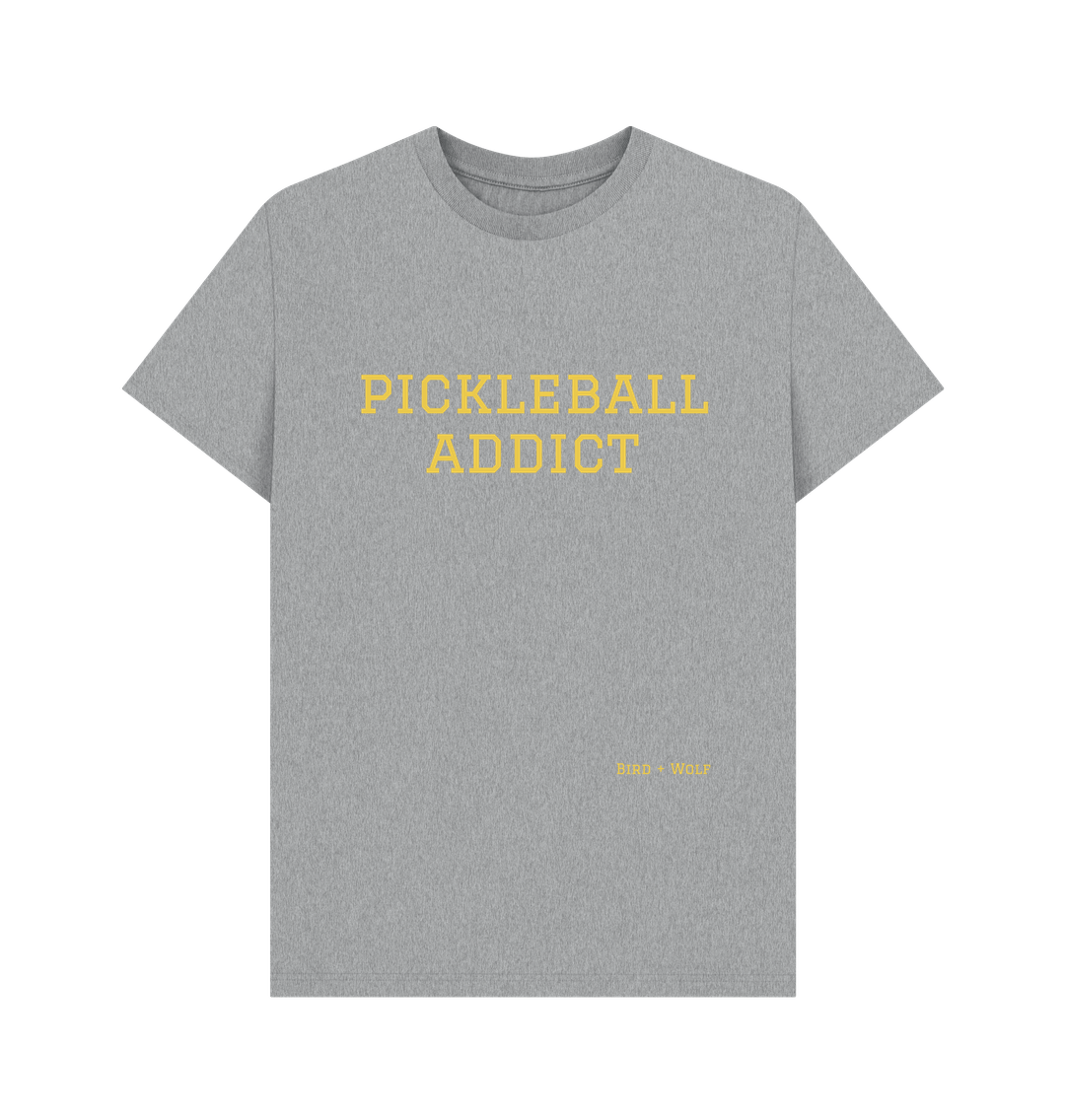 Athletic Grey Pickleball Addict Classic Tee