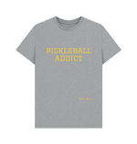 Athletic Grey Pickleball Addict Classic Tee