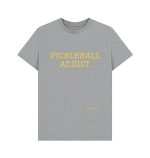 Athletic Grey Pickleball Addict Classic Tee