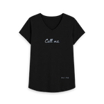 Black Printed T-shirt Front