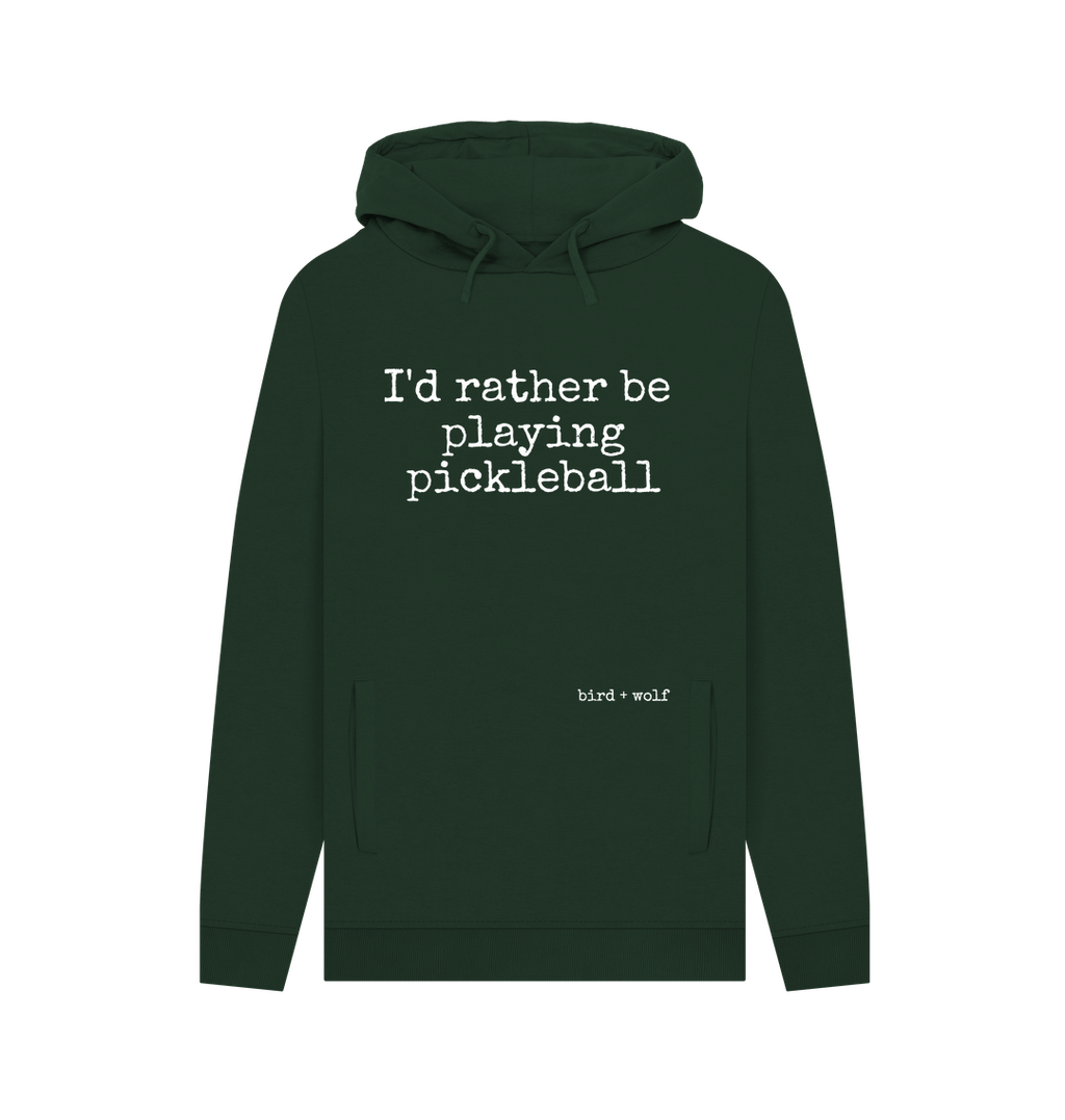 Evergreen I'd Rather Be Playing Pickleball Chunky Hoodie