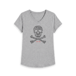 Athletic Grey Printed T-shirt Front