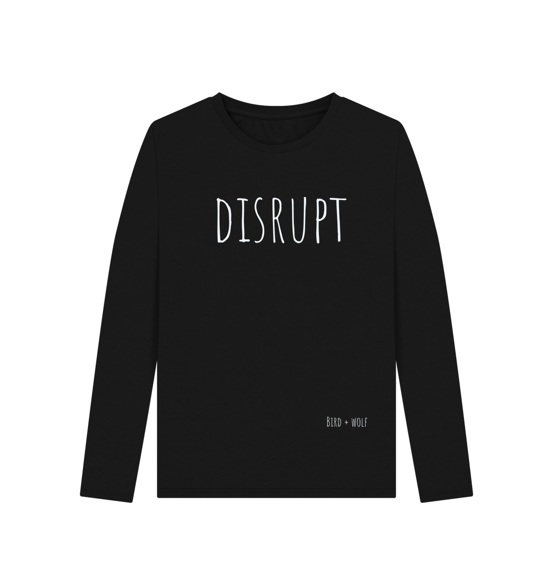 Black Disrupt Long Sleeve Tee