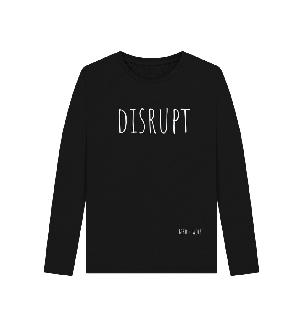 Black Disrupt Long Sleeve Tee