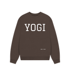 Chocolate YOGI Oversized Sweatshirt