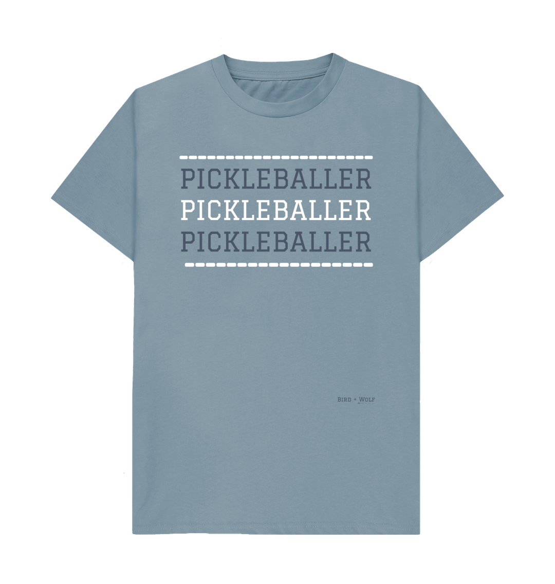 Stone Blue Pickleballer Classic Tee