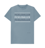 Stone Blue Pickleballer Classic Tee