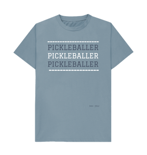 Stone Blue Pickleballer Classic Tee