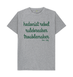 Athletic Grey Hedonist Rebel Classic Tee