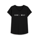 Black Printed T-shirt Front