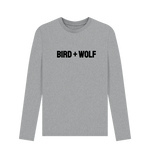 Athletic Grey Printed Long Sleeve T Shirt Front