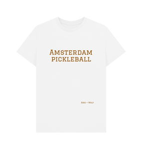 White Amsterdam Pickleball Classic Tee