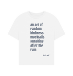 White Printed T-shirt Front