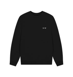 Black Printed Sweater
