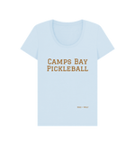 Sky Blue Camps Bay Pickleball Scoop Neck Tee