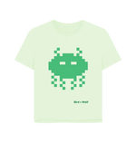 Pastel Green Printed T-shirt Front