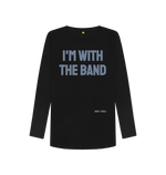 Black Printed Long Sleeve T Shirt Front