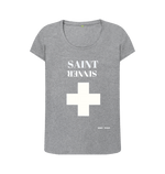 Athletic Grey Printed T-shirt Front